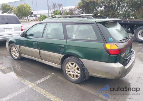 2000 Subaru Outback Limited z USA, uszkodzony, nr VIN 4S3BH6868Y7640344
